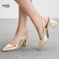 SHAMZ “Elite Glow” Block Heel