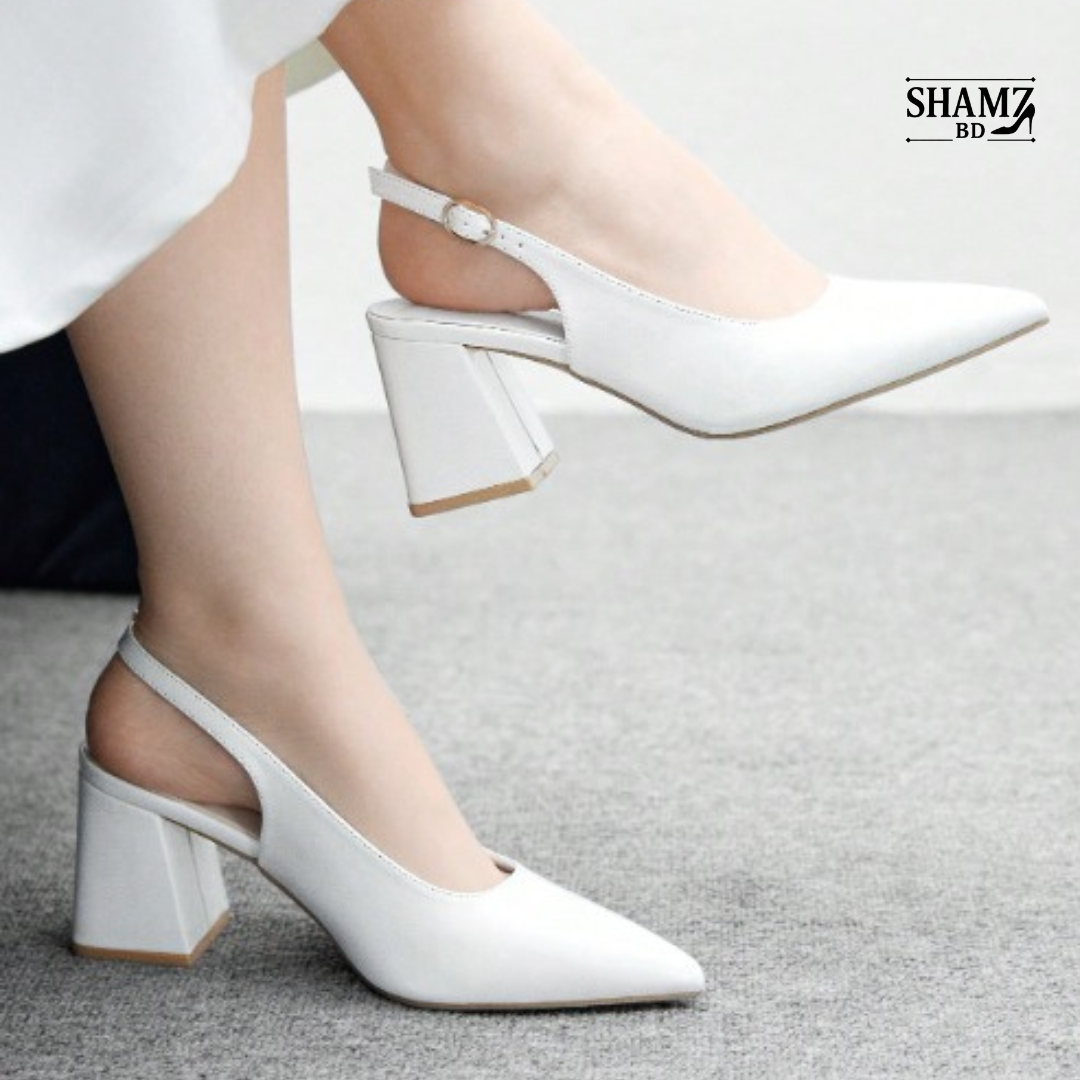 SHAMZ “Elite Glow” Block Heel