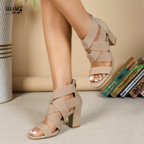 Criss-Cross Strappy Heel